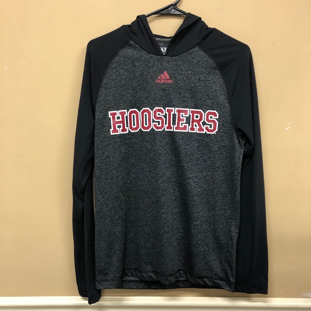 Adidas Indiana Hoosiers Ultimate Tee Hoodie - Picture 1 of 5